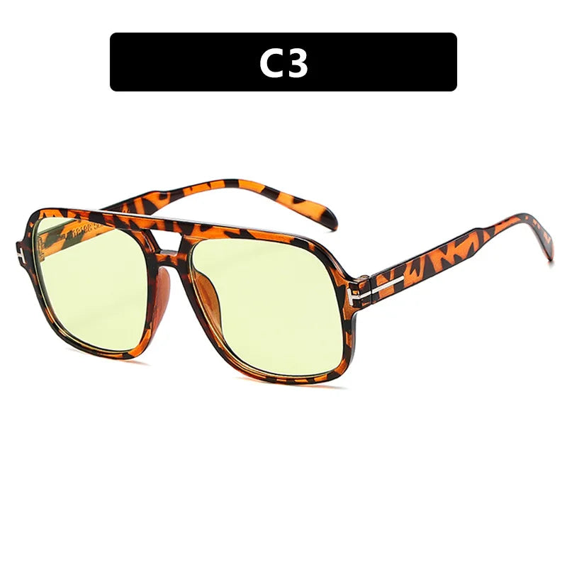 Street Vintage Large Frame Sunglasses